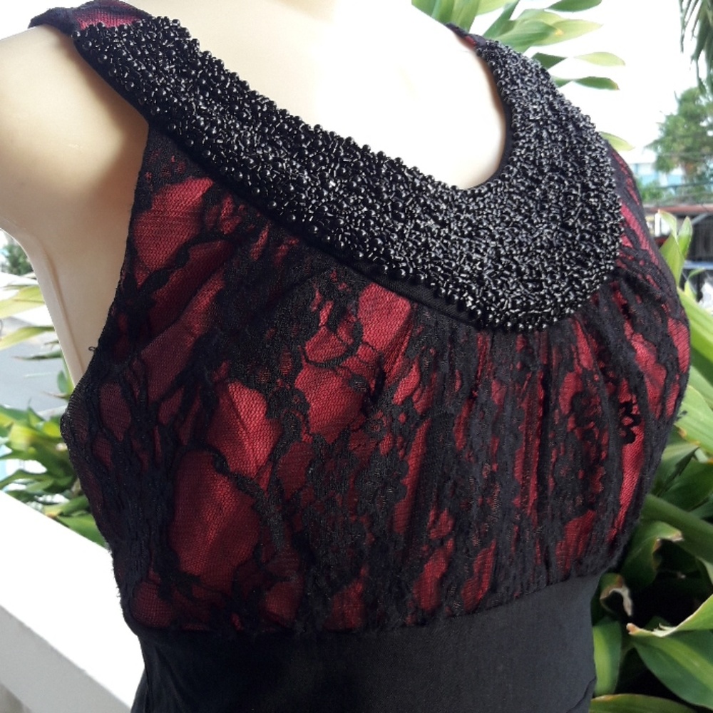 Trixxi Black & Punk Dress - Picture 2 of 7
